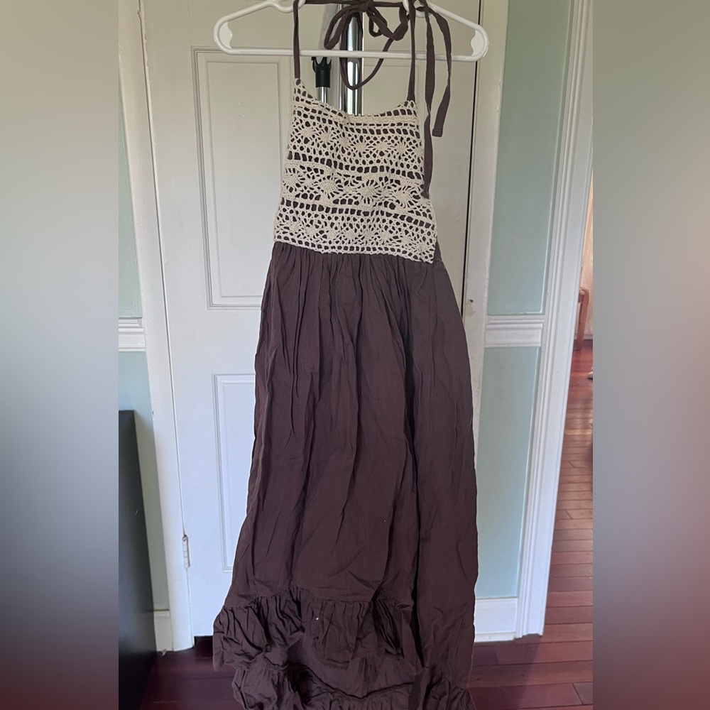 Indie blue maxi dress